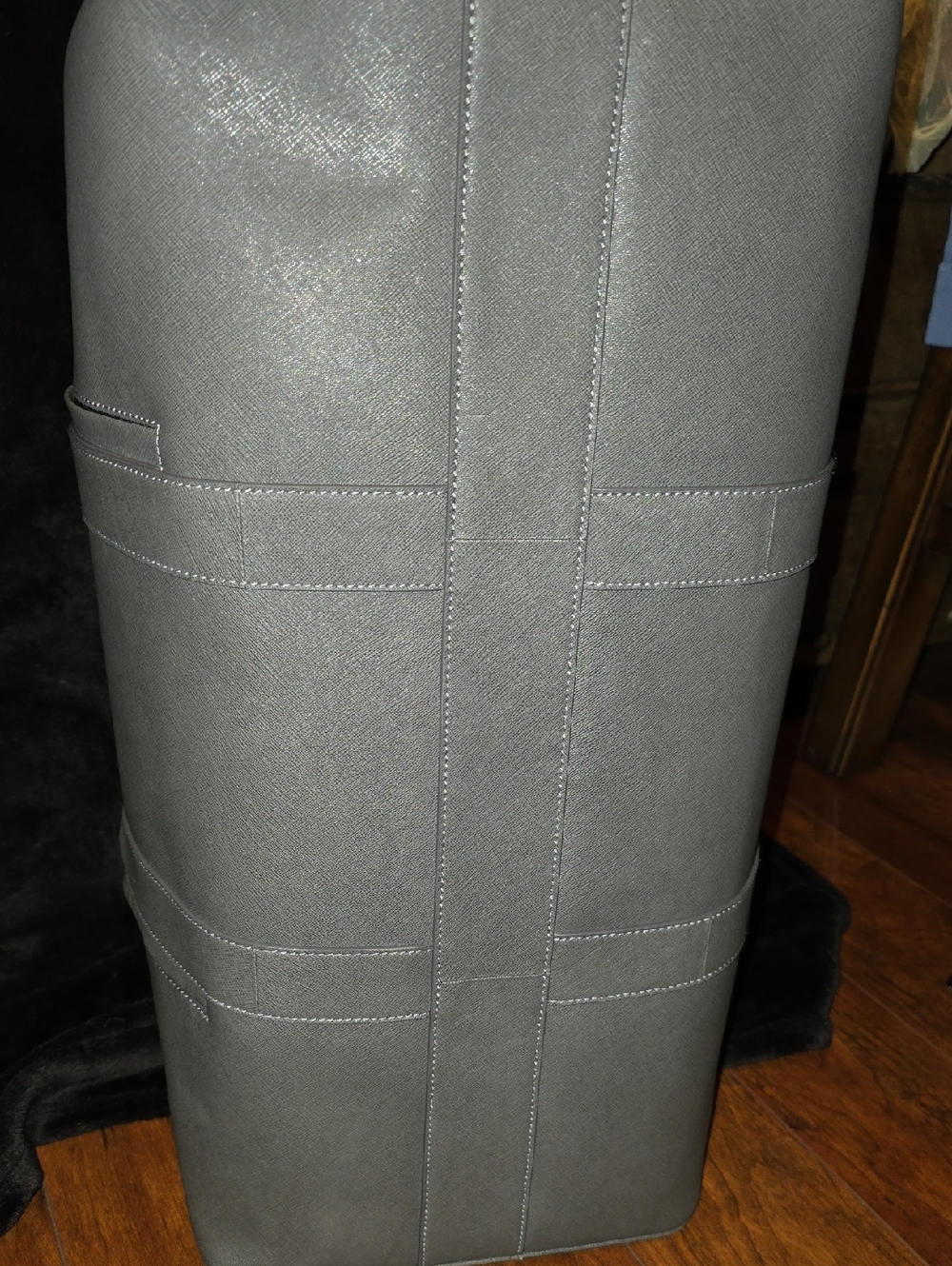 Jack Spade Saffiano Leather Weekender Bag - Picture 11 of 16